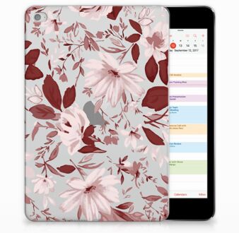 B2Ctelecom iPad Mini 4 Uniek Tablethoesje Watercolor Flowers