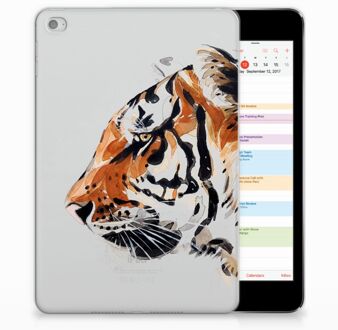 B2Ctelecom iPad Mini 4 Uniek Tablethoesje Watercolor Tiger