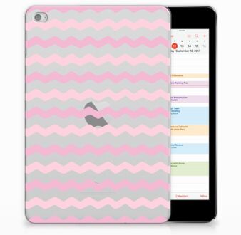 B2Ctelecom iPad Mini 4 Uniek Tablethoesje Waves Roze