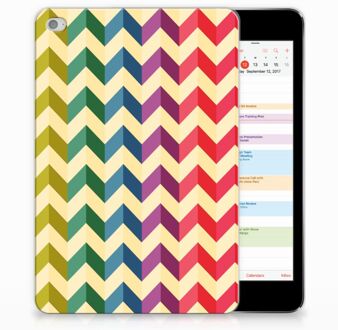 B2Ctelecom iPad Mini 4 Uniek Tablethoesje Zigzag Color