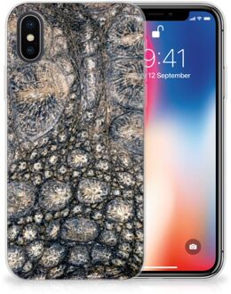 B2Ctelecom iPhone 10 | Xs Hoesje Krokodillenprint