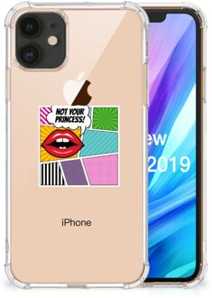 B2Ctelecom iPhone 11 Anti Shock Bumper Case Popart Princess