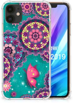 B2Ctelecom iPhone 11 Back Cover Vlinders en Cirkels