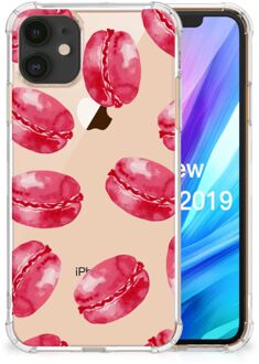 B2Ctelecom iPhone 11 Beschermhoes Pink Macarons