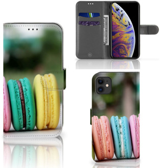 B2Ctelecom iPhone 11 Book Cover Macarons