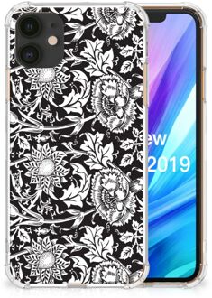 B2Ctelecom iPhone 11 Case Black Flowers