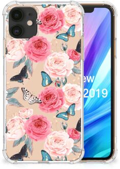 B2Ctelecom iPhone 11 Case Butterfly Roses