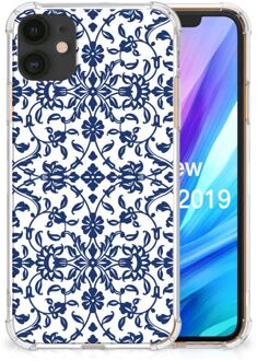 B2Ctelecom iPhone 11 Case Flower Blue