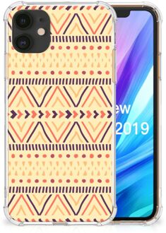 B2Ctelecom iPhone 11 Doorzichtige Silicone Hoesje Aztec Yellow