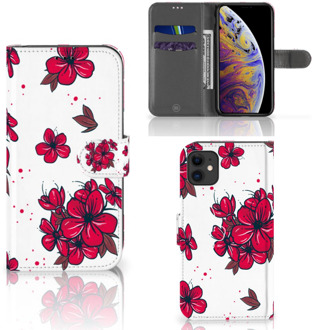 B2Ctelecom iPhone 11 Hoesje Blossom Rood