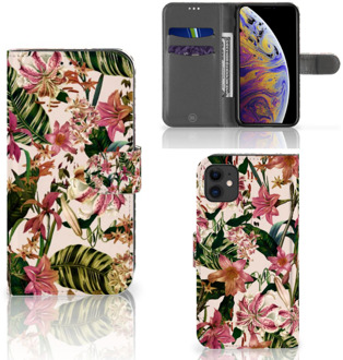 B2Ctelecom iPhone 11 Hoesje Flowers