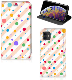 B2Ctelecom iPhone 11 Hoesje met Magneet Dots