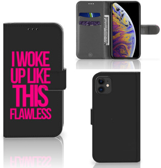 B2Ctelecom iPhone 11 Hoesje met naam Woke Up