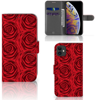 B2Ctelecom iPhone 11 Hoesje Rood Rose