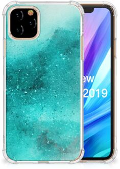 B2Ctelecom iPhone 11 Pro Back Cover Painting Blue