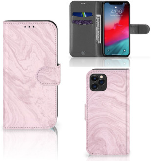 B2Ctelecom iPhone 11 Pro Bookcase Marble Roze