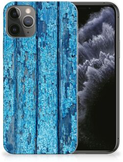 B2Ctelecom iPhone 11 Pro Bumper Hoesje Blauw Wood