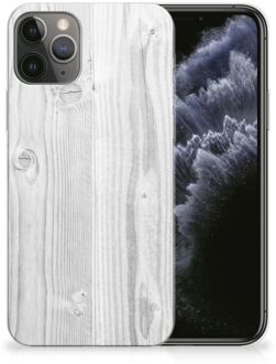 B2Ctelecom iPhone 11 Pro Bumper Hoesje White Wood