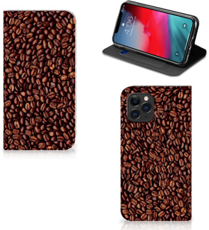 B2Ctelecom iPhone 11 Pro Flip Style Cover Koffiebonen