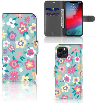 B2Ctelecom iPhone 11 Pro Hoesje Flower Power