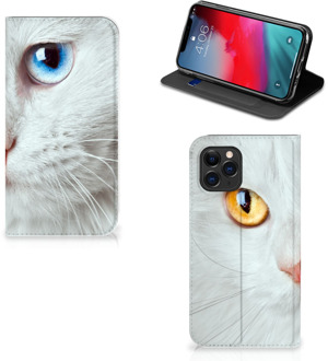 B2Ctelecom iPhone 11 Pro Hoesje maken Witte Kat