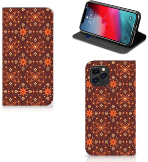 B2Ctelecom iPhone 11 Pro Hoesje met Magneet Batik Brown