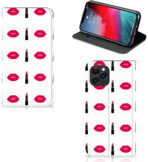 B2Ctelecom iPhone 11 Pro Hoesje met Magneet Lipstick Kiss