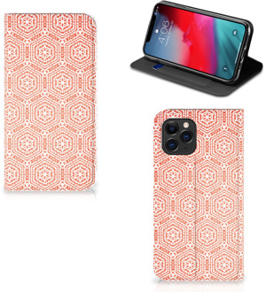 B2Ctelecom iPhone 11 Pro Hoesje met Magneet Pattern Orange