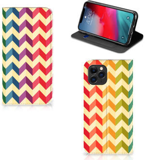 B2Ctelecom iPhone 11 Pro Hoesje met Magneet Zigzag Color