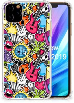 B2Ctelecom iPhone 11 Pro Max Anti Shock Bumper Case Punk Rock