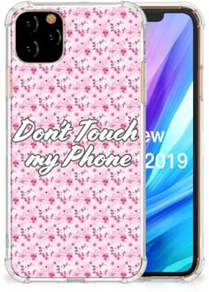 B2Ctelecom iPhone 11 Pro Max Anti Shock Case Flowers Pink DTMP