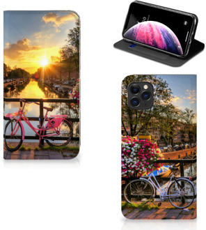 B2Ctelecom iPhone 11 Pro Max Book Cover Amsterdamse Grachten