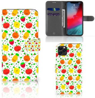 B2Ctelecom iPhone 11 Pro Max Book Cover Fruits