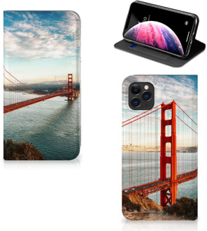 B2Ctelecom iPhone 11 Pro Max Book Cover Golden Gate Bridge