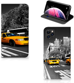 B2Ctelecom iPhone 11 Pro Max Book Cover New York Taxi