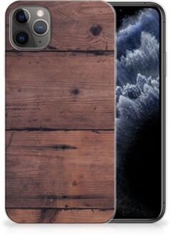 B2Ctelecom iPhone 11 Pro Max Bumper Hoesje Old Wood