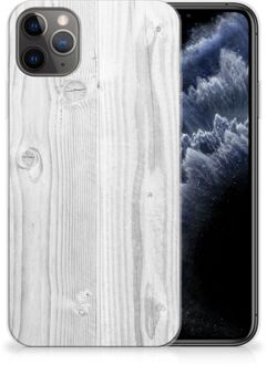 B2Ctelecom iPhone 11 Pro Max Bumper Hoesje White Wood