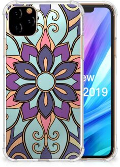 B2Ctelecom iPhone 11 Pro Max Case Purple Flower