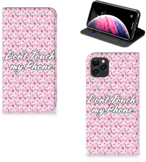 B2Ctelecom iPhone 11 Pro Max Design Case Flowers Pink DTMP