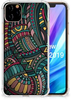 B2Ctelecom iPhone 11 Pro Max Doorzichtige Silicone Hoesje Aztec