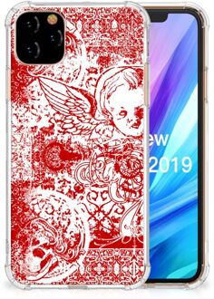 B2Ctelecom iPhone 11 Pro Max Extreme Case Angel Skull Red