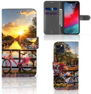 B2Ctelecom iPhone 11 Pro Max Flip Cover Amsterdamse Grachten