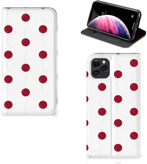 B2Ctelecom iPhone 11 Pro Max Flip Style Cover Cherries