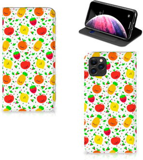 B2Ctelecom iPhone 11 Pro Max Flip Style Cover Fruits