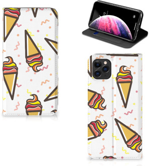 B2Ctelecom iPhone 11 Pro Max Flip Style Cover Icecream