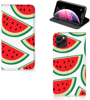 B2Ctelecom iPhone 11 Pro Max Flip Style Cover Watermelons