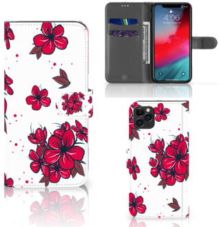 B2Ctelecom iPhone 11 Pro Max Hoesje Blossom Rood