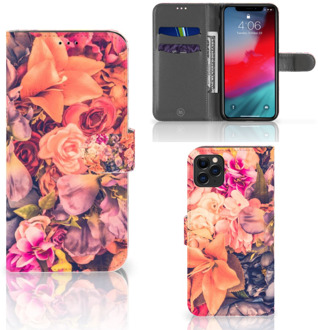 B2Ctelecom iPhone 11 Pro Max Hoesje Bosje Bloemen