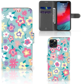 B2Ctelecom iPhone 11 Pro Max Hoesje Flower Power