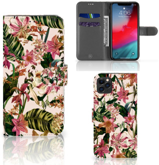 B2Ctelecom iPhone 11 Pro Max Hoesje Flowers